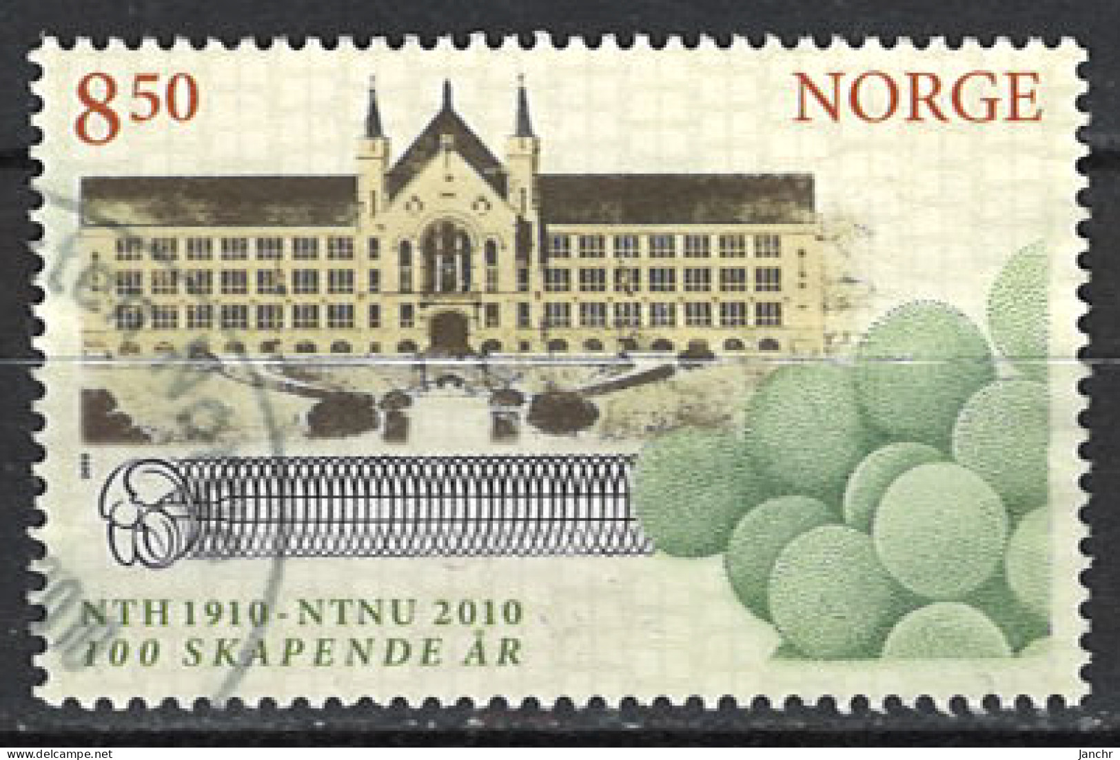 Norwegen Norway 2010. Mi.Nr. 1734, Used O - Used Stamps