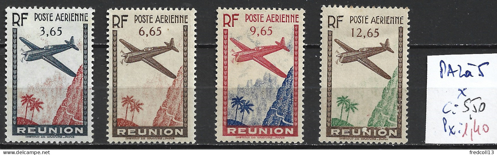 REUNION PA 2 à 5 * Côte 5.50 € - Airmail