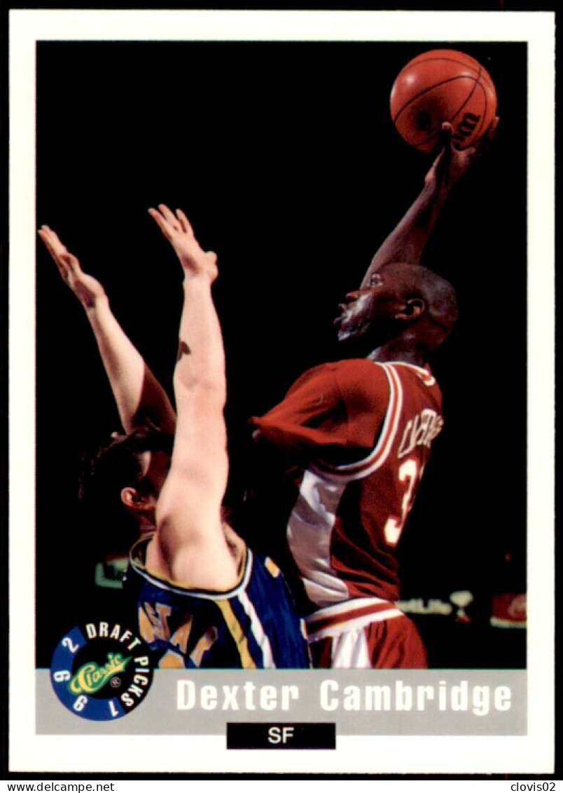 38 Dexter Cambridge - Texas Longhorns - Carte NBA 1992 Classic Draft Picks Basketball - Autres & Non Classés