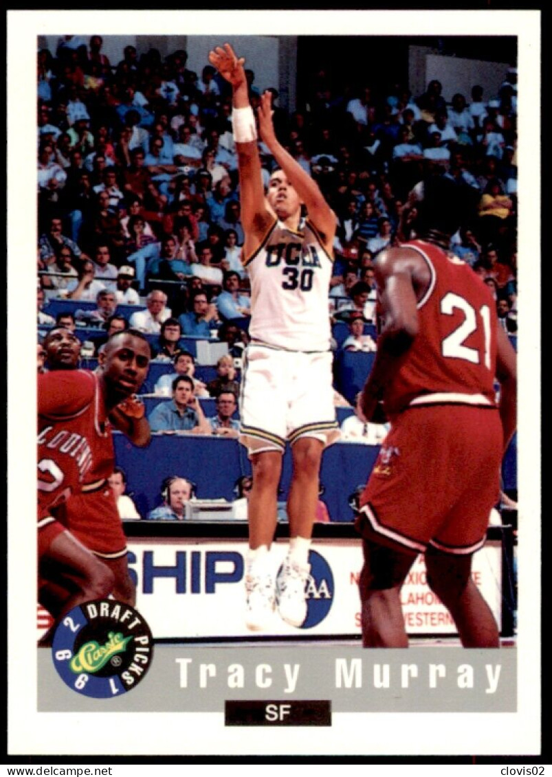 41 Tracy Murray - San Antonio Spurs - Carte NBA 1992 Classic Draft Picks Basketball - Autres & Non Classés