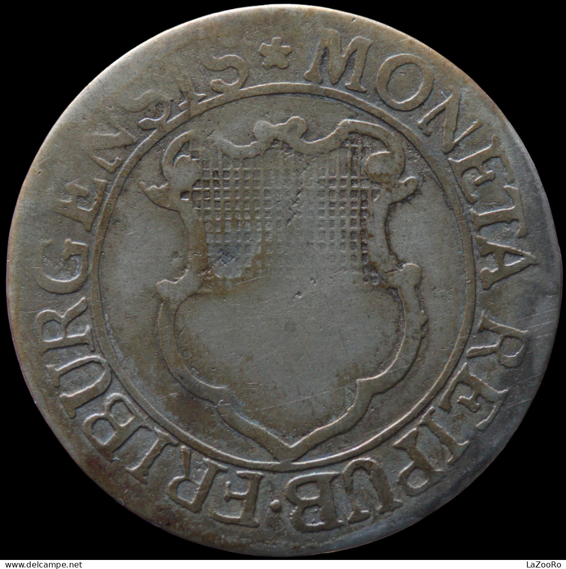 LaZooRo: Switzerland FREIBURG 2 Kreuzer 1788 VF - Silver - Freiburg