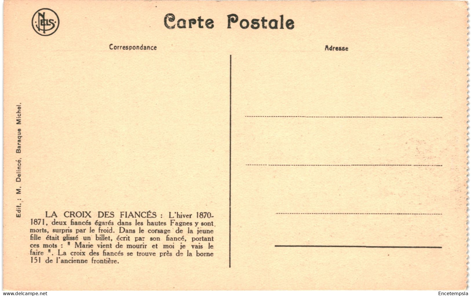 CPA Carte Postale  Belgique Baraque Michel Croix Des Fiancés  VM78804 - Jalhay