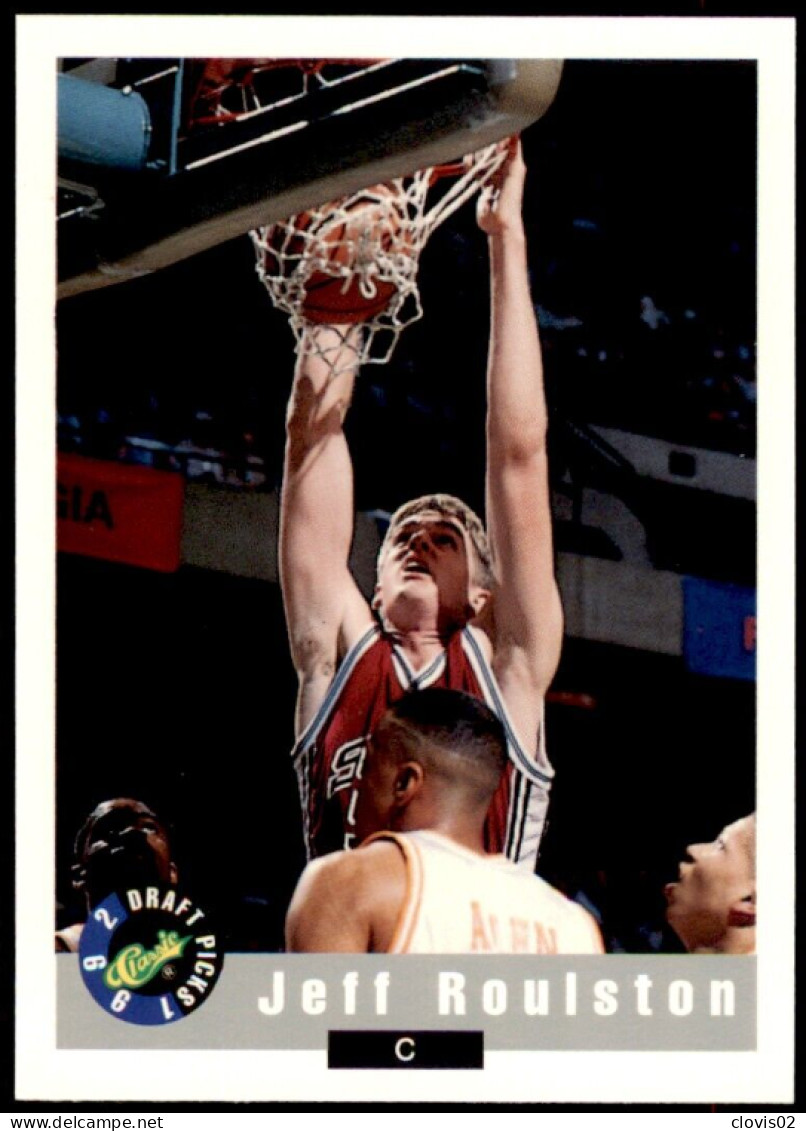 86 Jeff Roulston - South Carolina Gamecocks - Carte NBA 1992 Classic Draft Picks Basketball - Autres & Non Classés