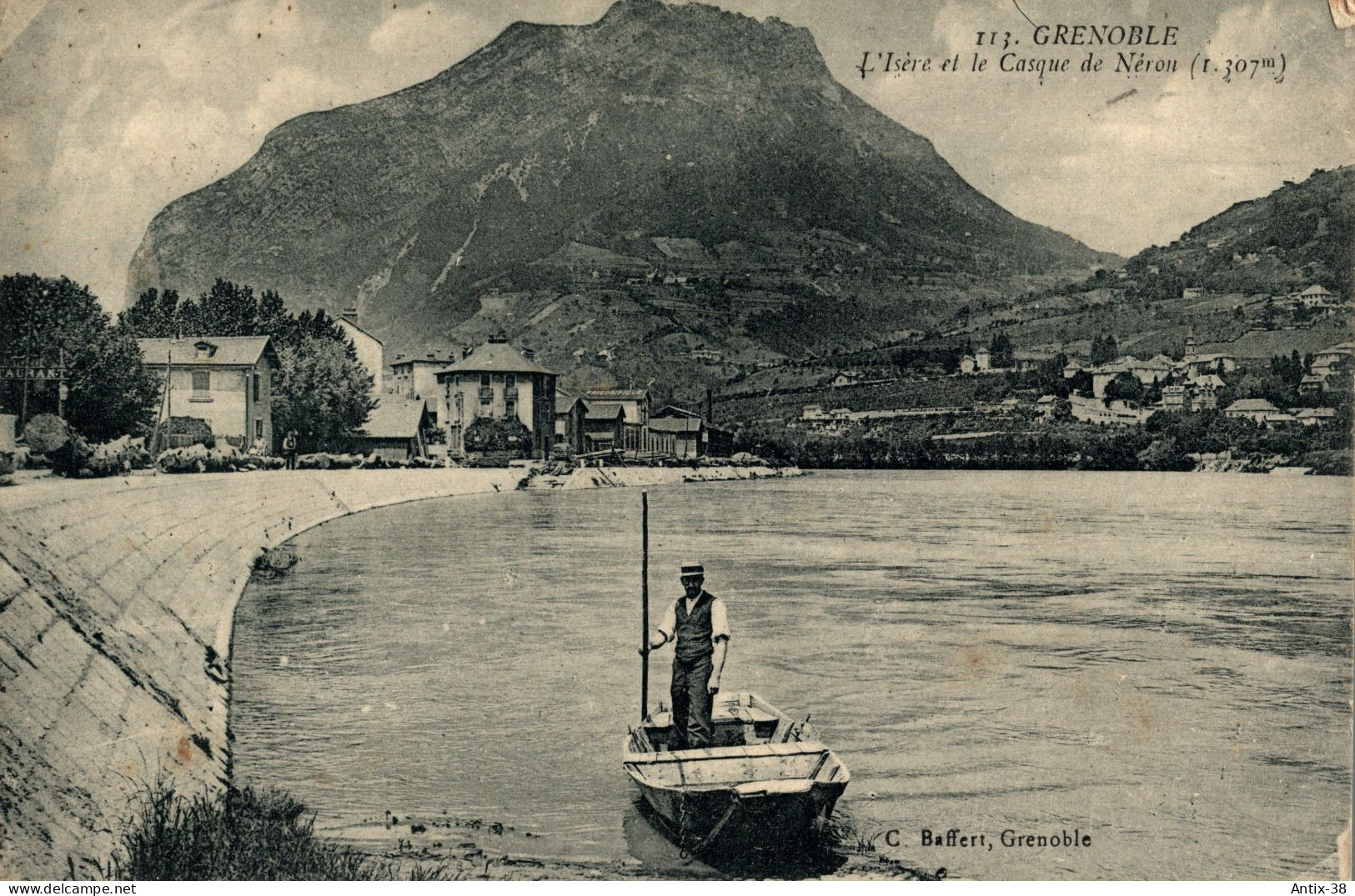 N43 - 38 - GRENOBLE - Isère - L'Isère Et Le Casque Du Néron - Grenoble