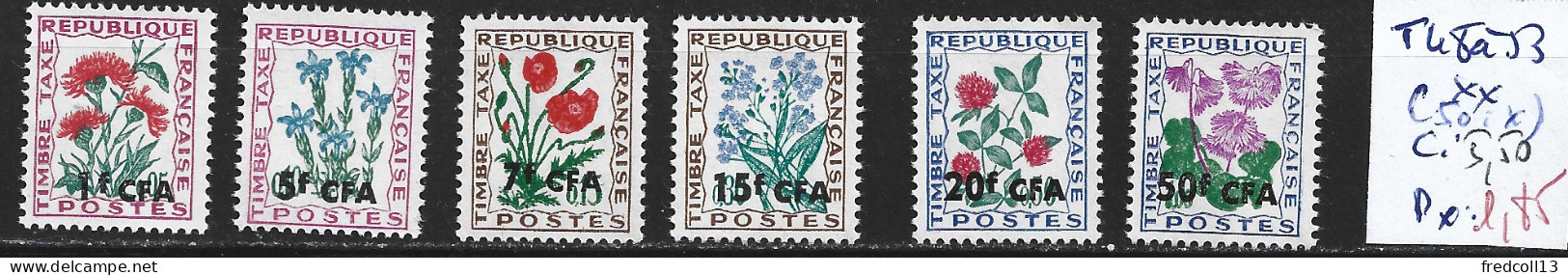 REUNION TAXE 48 à 53 ** ( 50 : * ) Côte 5.50 € - Timbres-taxe