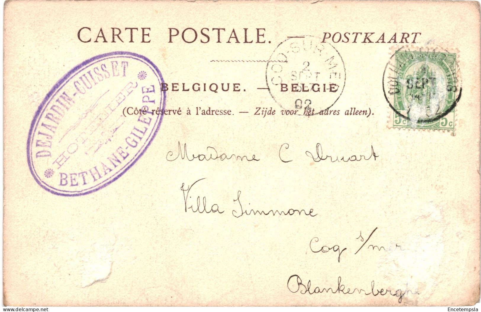 CPA Carte Postale  Belgique Barrage De La Gileppe 1902  VM78808 - Gileppe (Barrage)