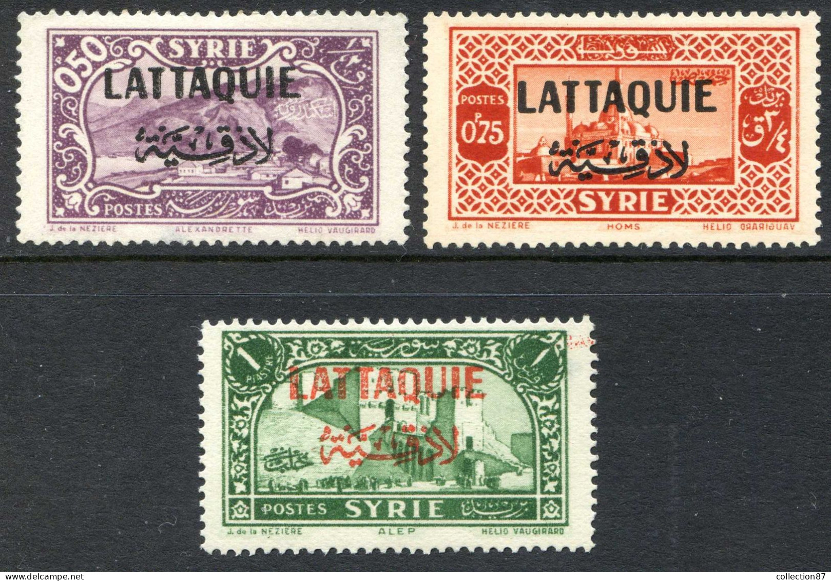 REF 080 > LATTAQUIE < N° 4 + 5 + 6 * < Neuf Ch - MH * - Unused Stamps