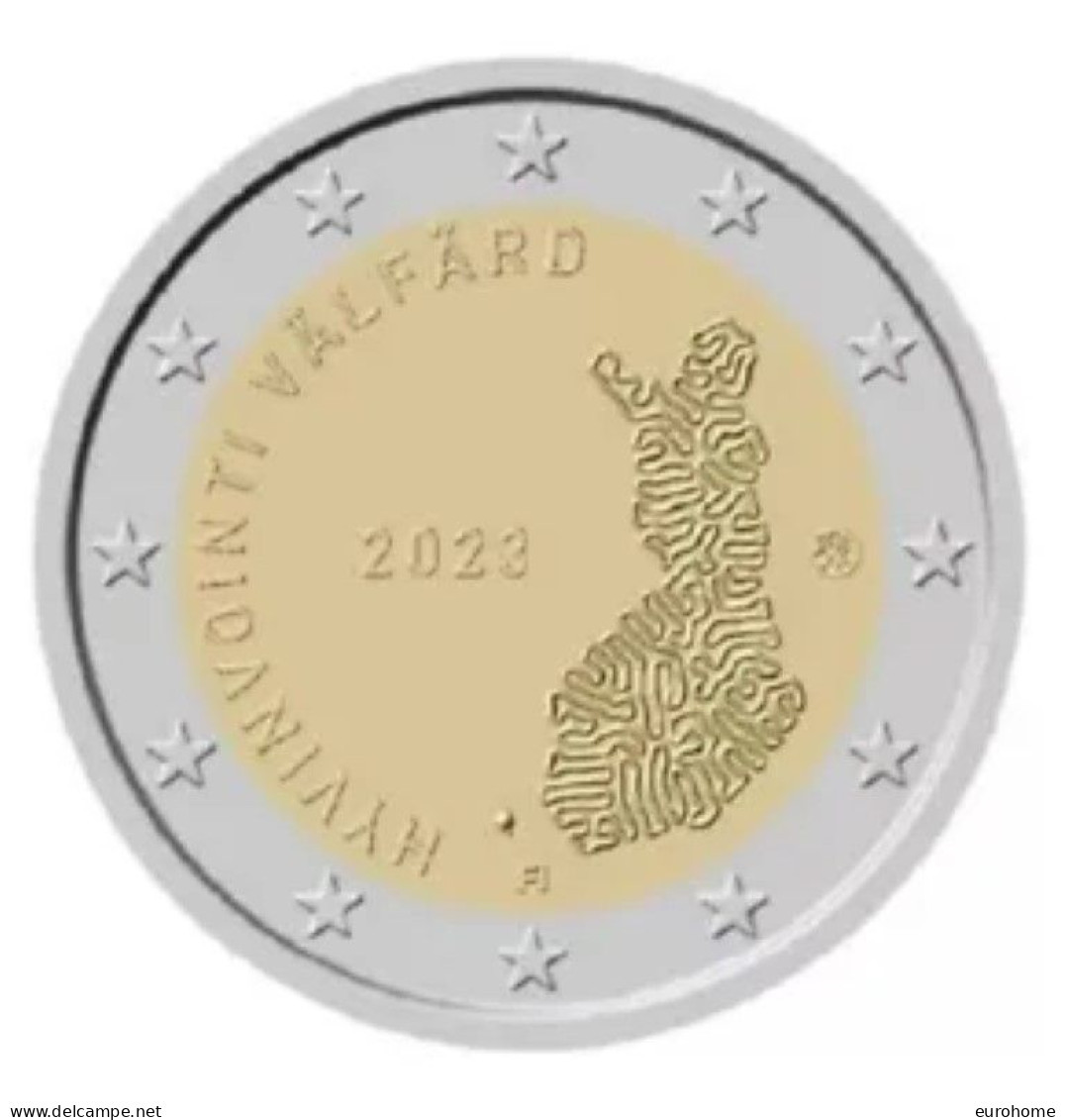 Finland 2023    2 Euro Commemo  "Sociale Ans Health Services   ZELDZAAM - RARE !!   UNC Uit De Rol  UNC Du Rouleaux !! - Finnland