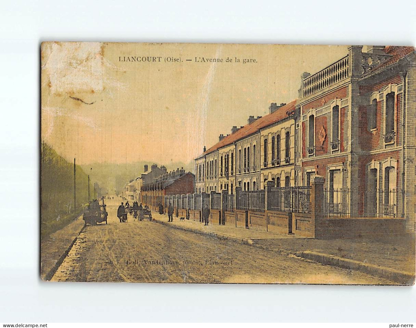 LIANCOURT : L'Avenue De La Gare - état - Liancourt