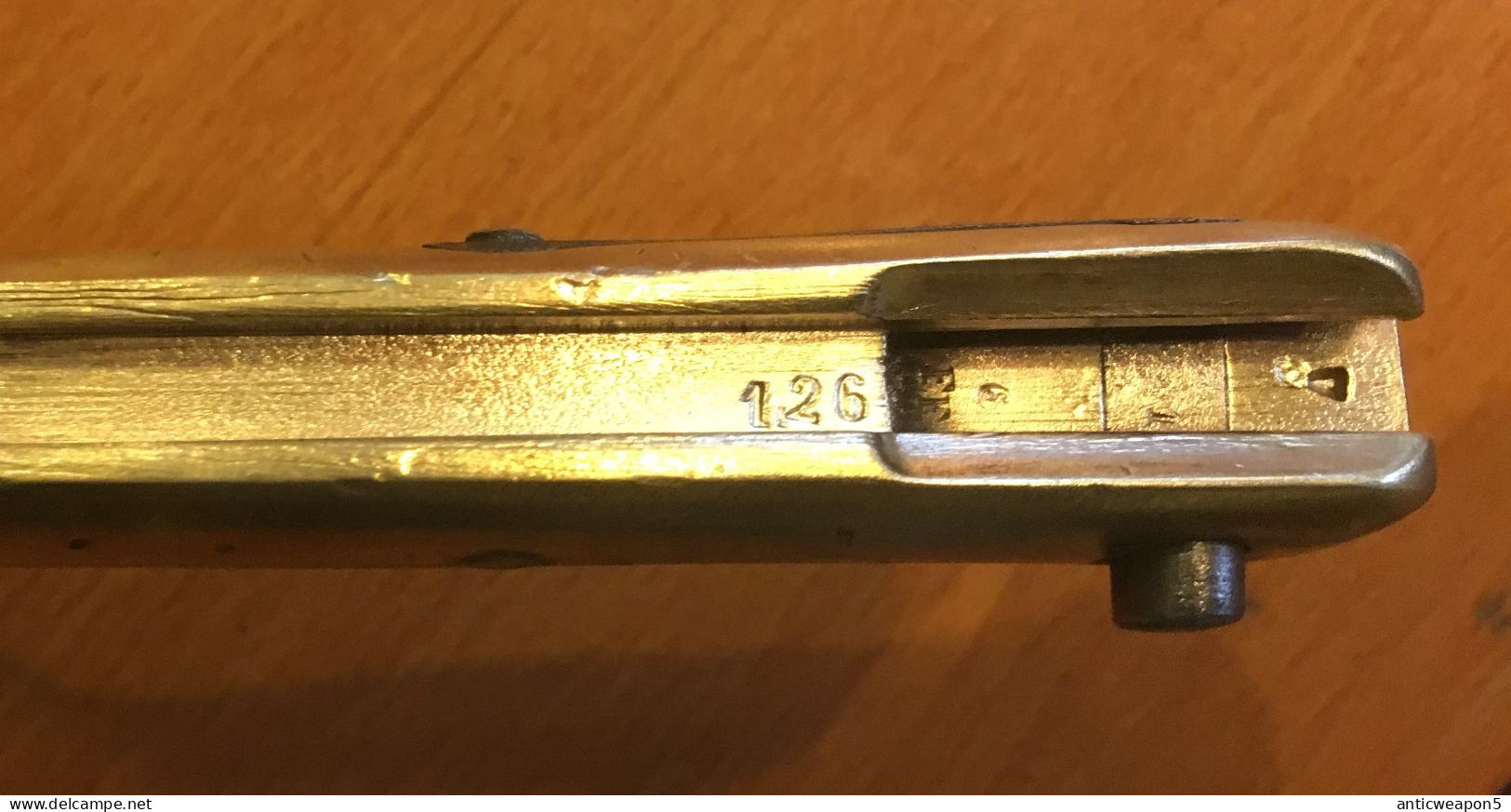 Baïonnette de fusil Chasspot avec poignée lisse. France. M1866 (372)