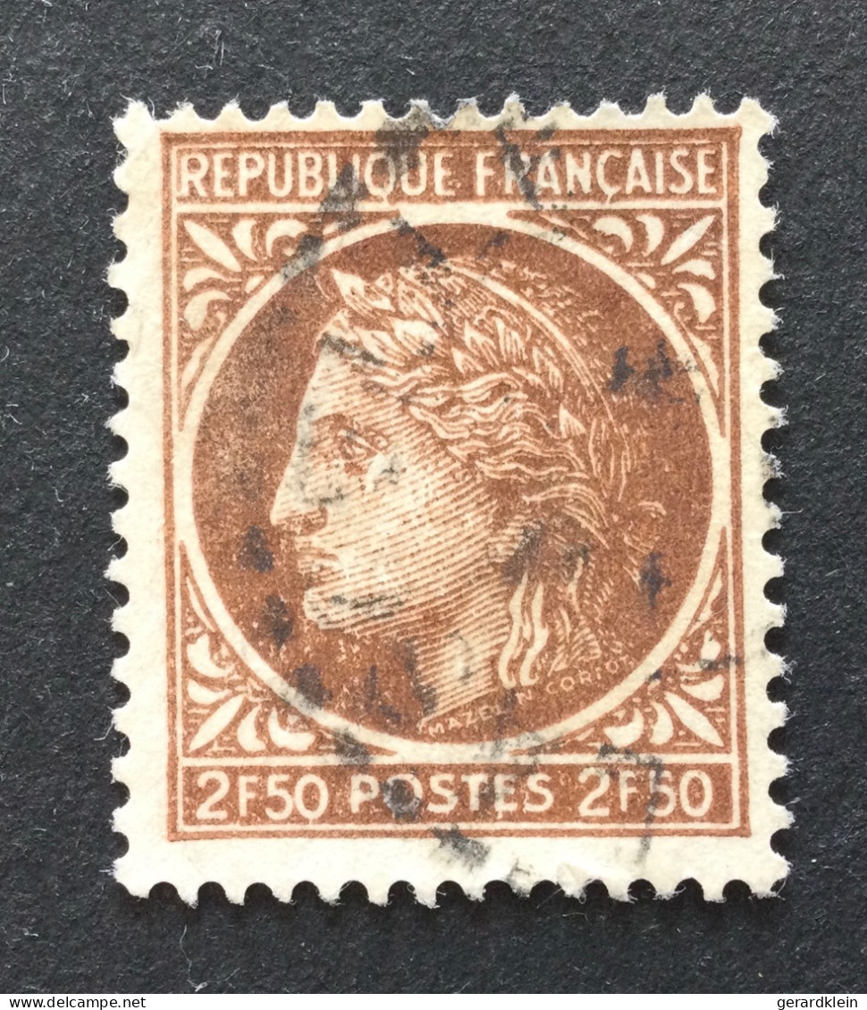 Num. 676 (1Fr)- 679 (1Fr50) - 680 (2Fr) - 681 (2Fr50) - Type Cérès - 1945-47 Cérès Van Mazelin