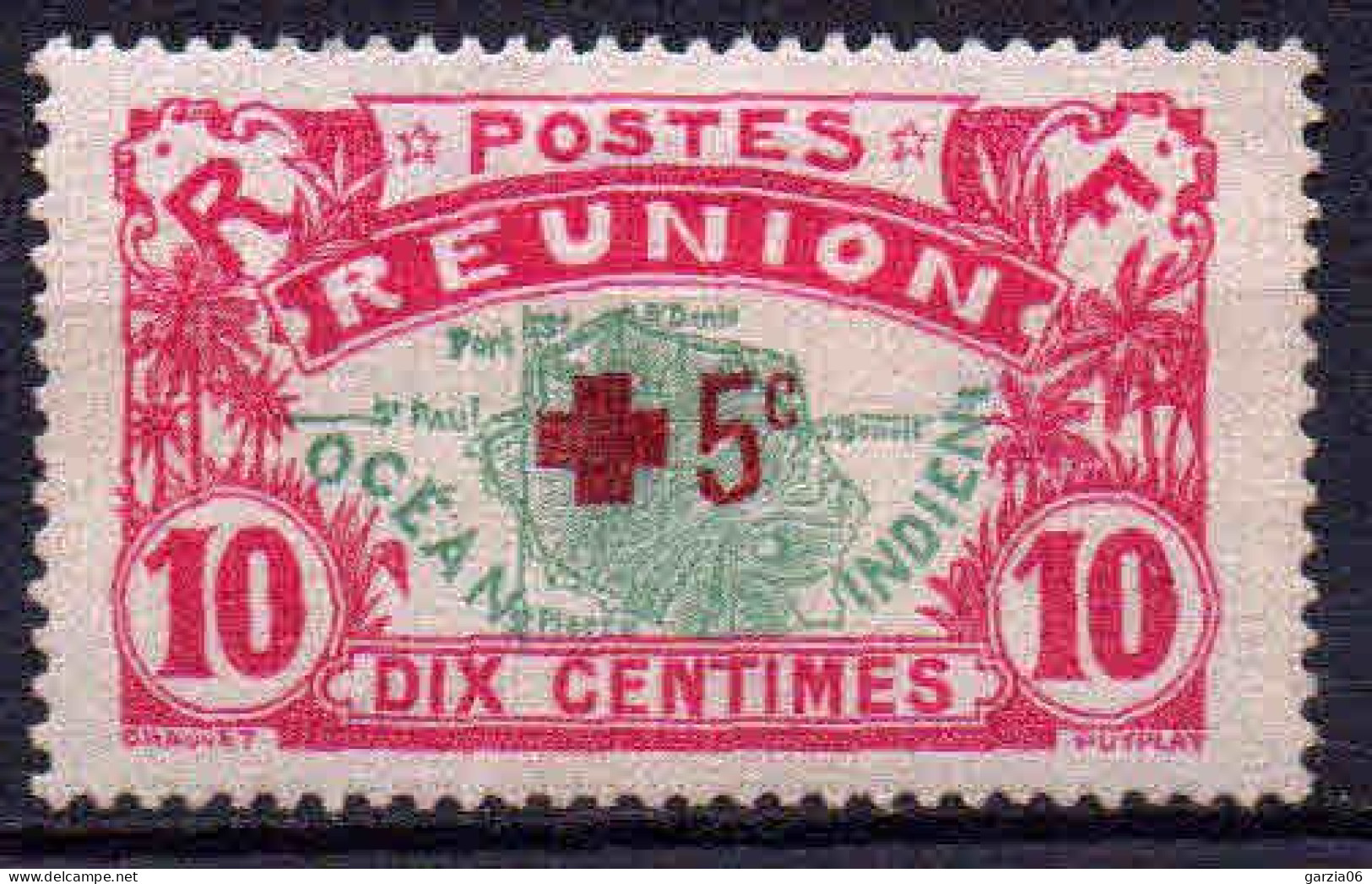 Réunion- 1915 - Croix Rouge   - N° 82 - Neufs * - MLH - Neufs