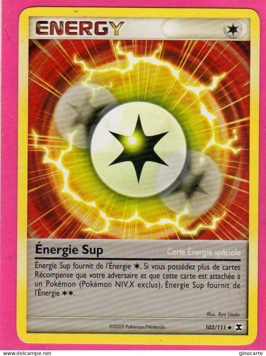 Carte Pokemon 2009 Platine Rivaux Emmergeants 102/111 Energie Sup Bon Etat - Platin