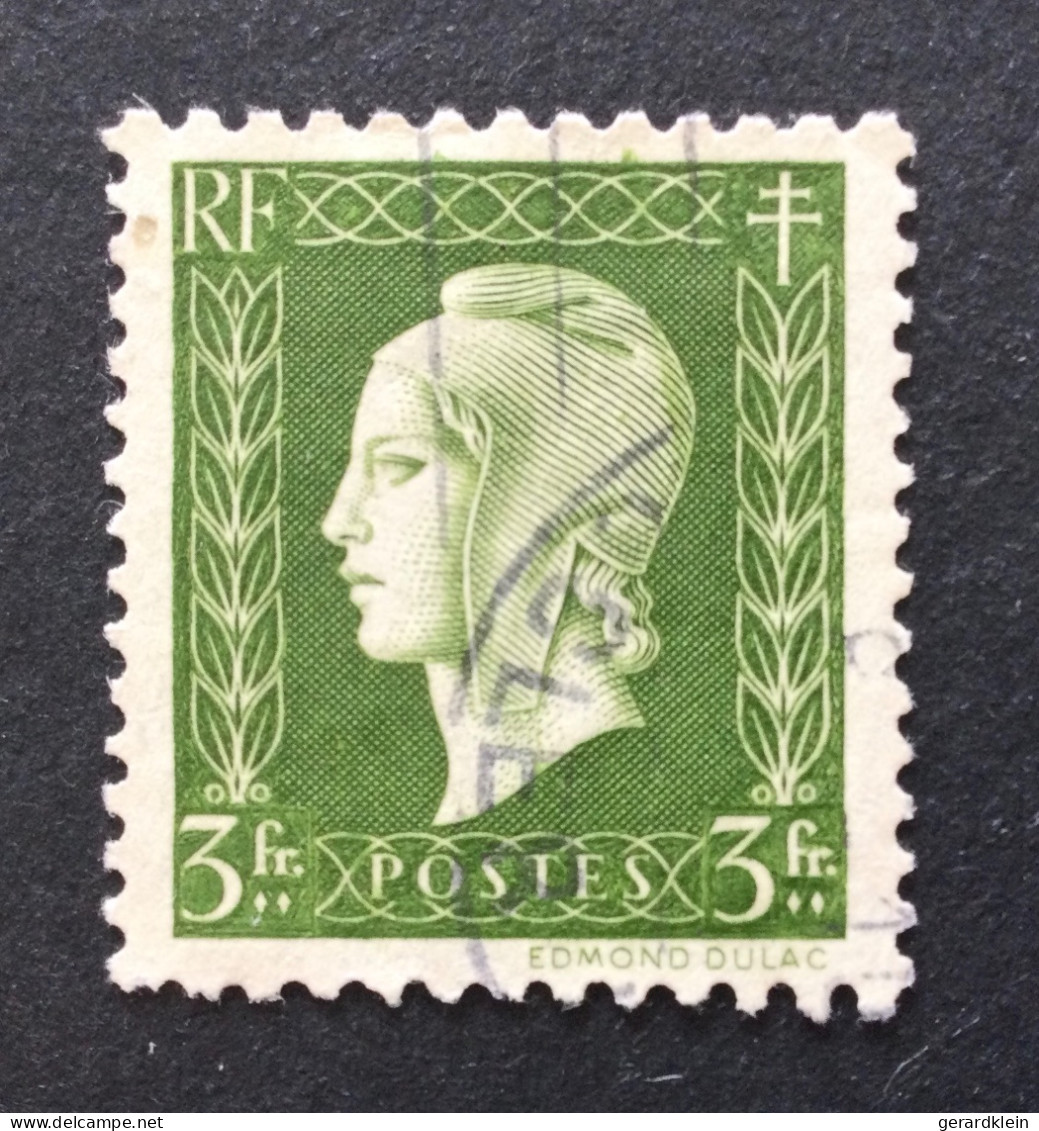 Num. 694 (3Fr) Type Marianne De Dulac - 1944-45 Marianne (Dulac)