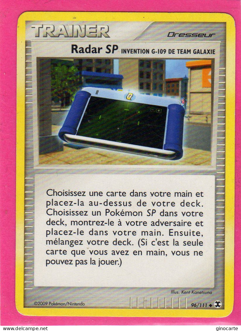 Carte Pokemon 2009 Platine Rivaux Emmergeants 96/111 Radar Sp Occasion - Platinum