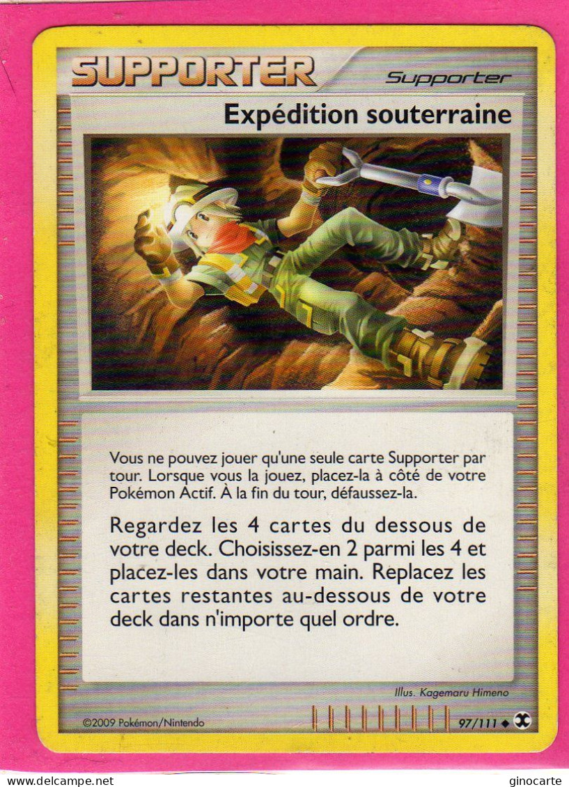 Carte Pokemon 2009 Platine Rivaux Emmergeants 97/111 Expedition Souterraine Bon Etat - Platin