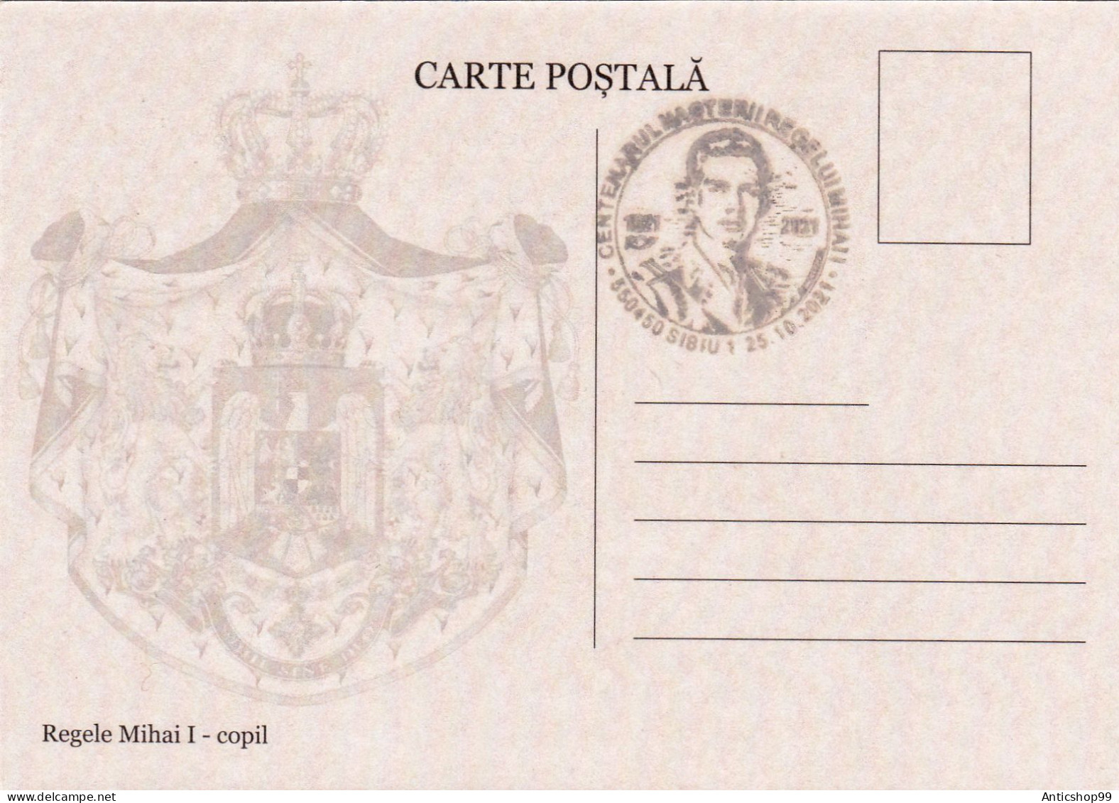 KING MIHAI,  MAXIMUM CARD, 2021  ROMANIA - Cartes-maximum (CM)
