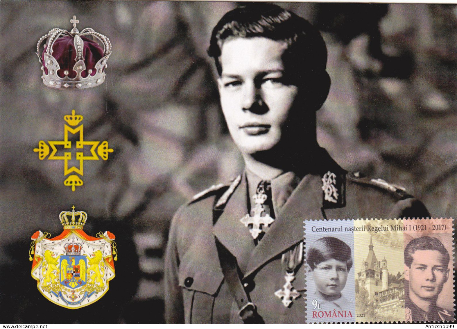 KING MIHAI 1 ,  MAXIMUM CARD, 2021  ROMANIA - Maximumkarten (MC)