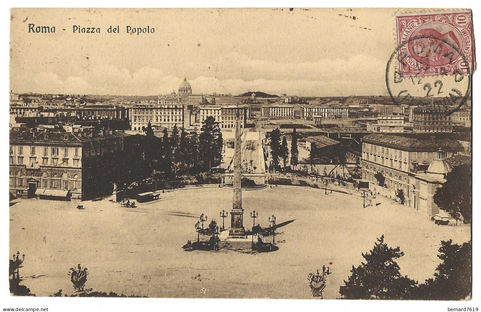 Italie  -  Rome - Roma - Piazza Del Popola - Orte & Plätze