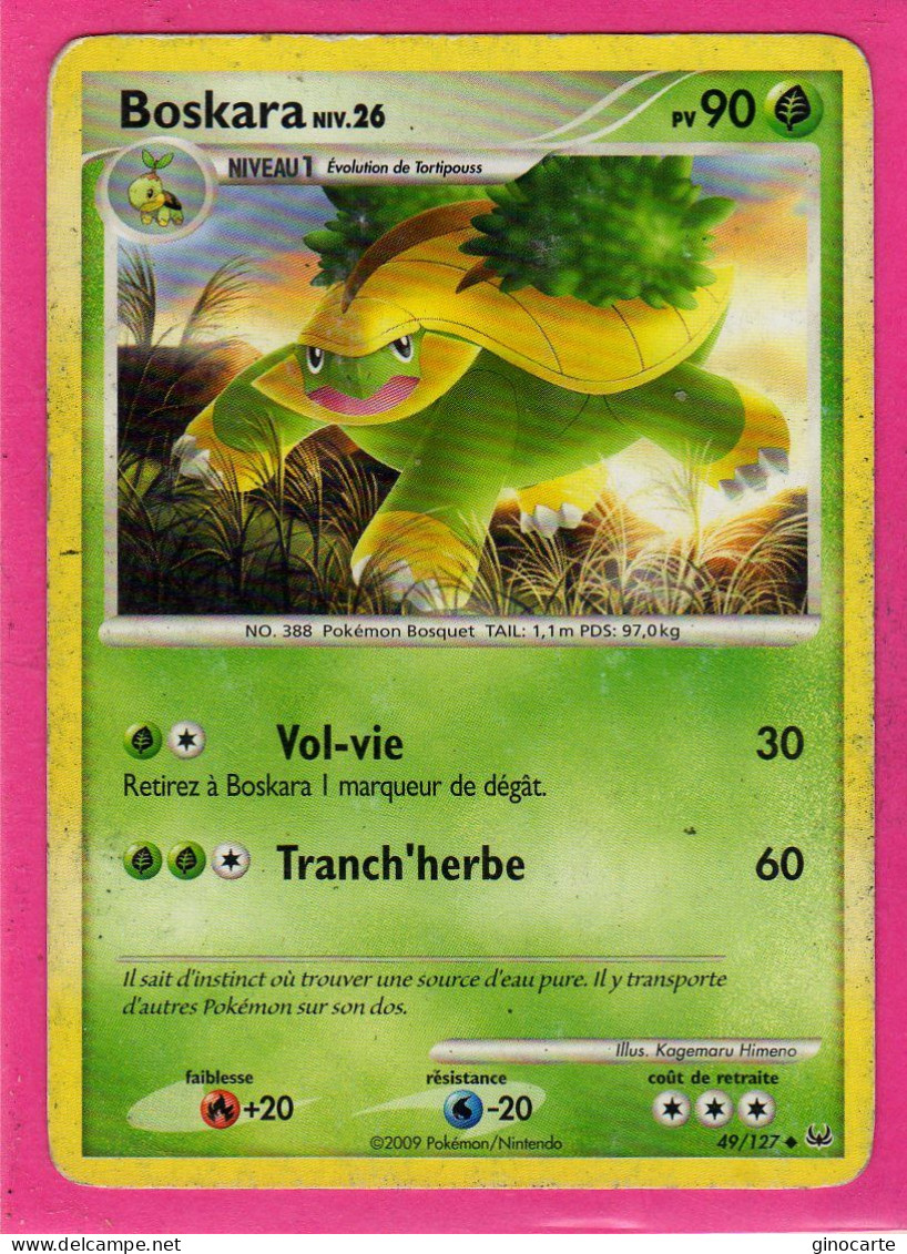 Carte Pokemon 2009 Platine 49/127 Boskara 90pv Usagé - Platinum