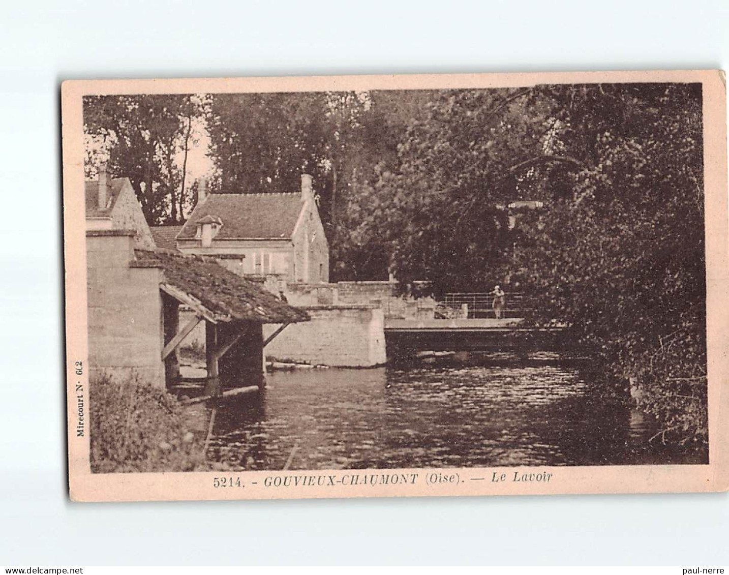 GOUVIEUX CHAUMONT : Le Lavoir - état - Gouvieux