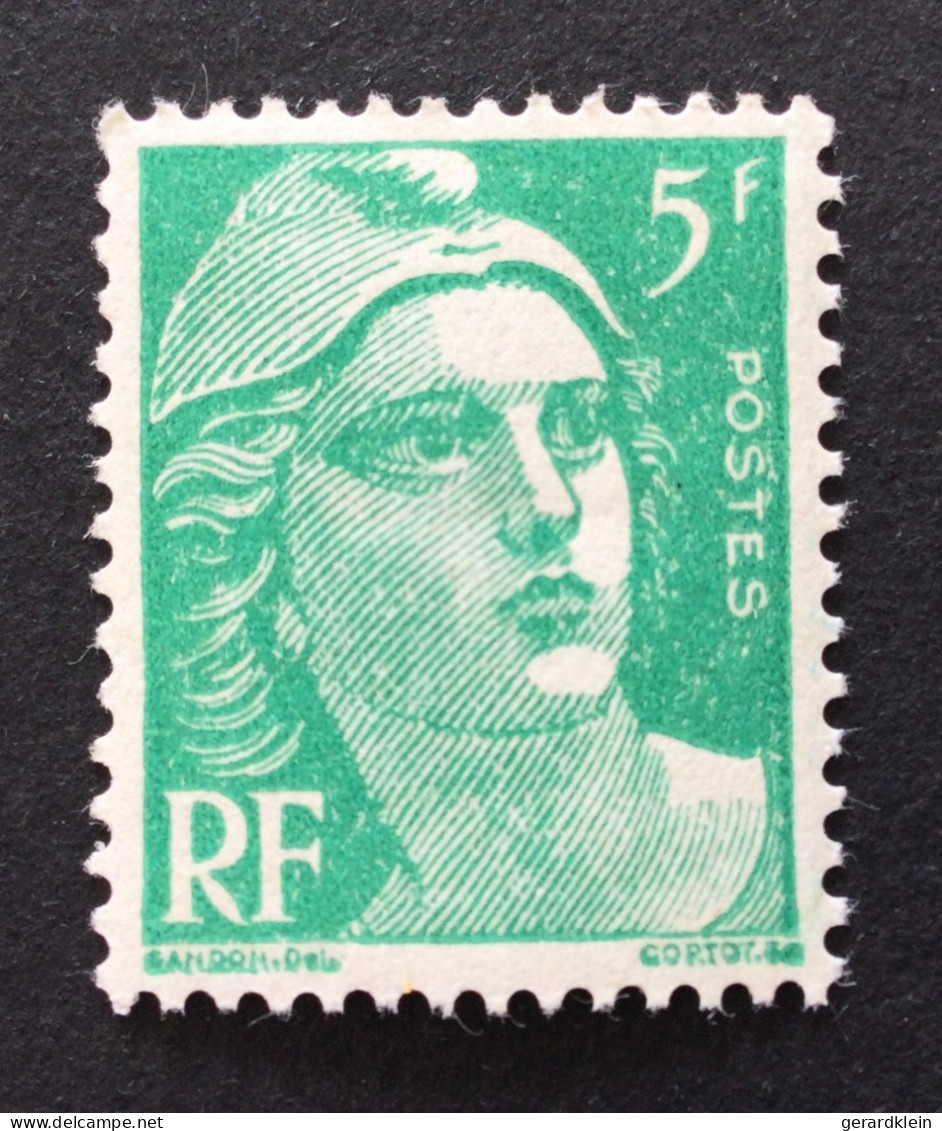 Num. 719 (5Fr) - 730 (20Fr) Type . Marianne De Gandon . Neufs - 1945-54 Marianne Of Gandon