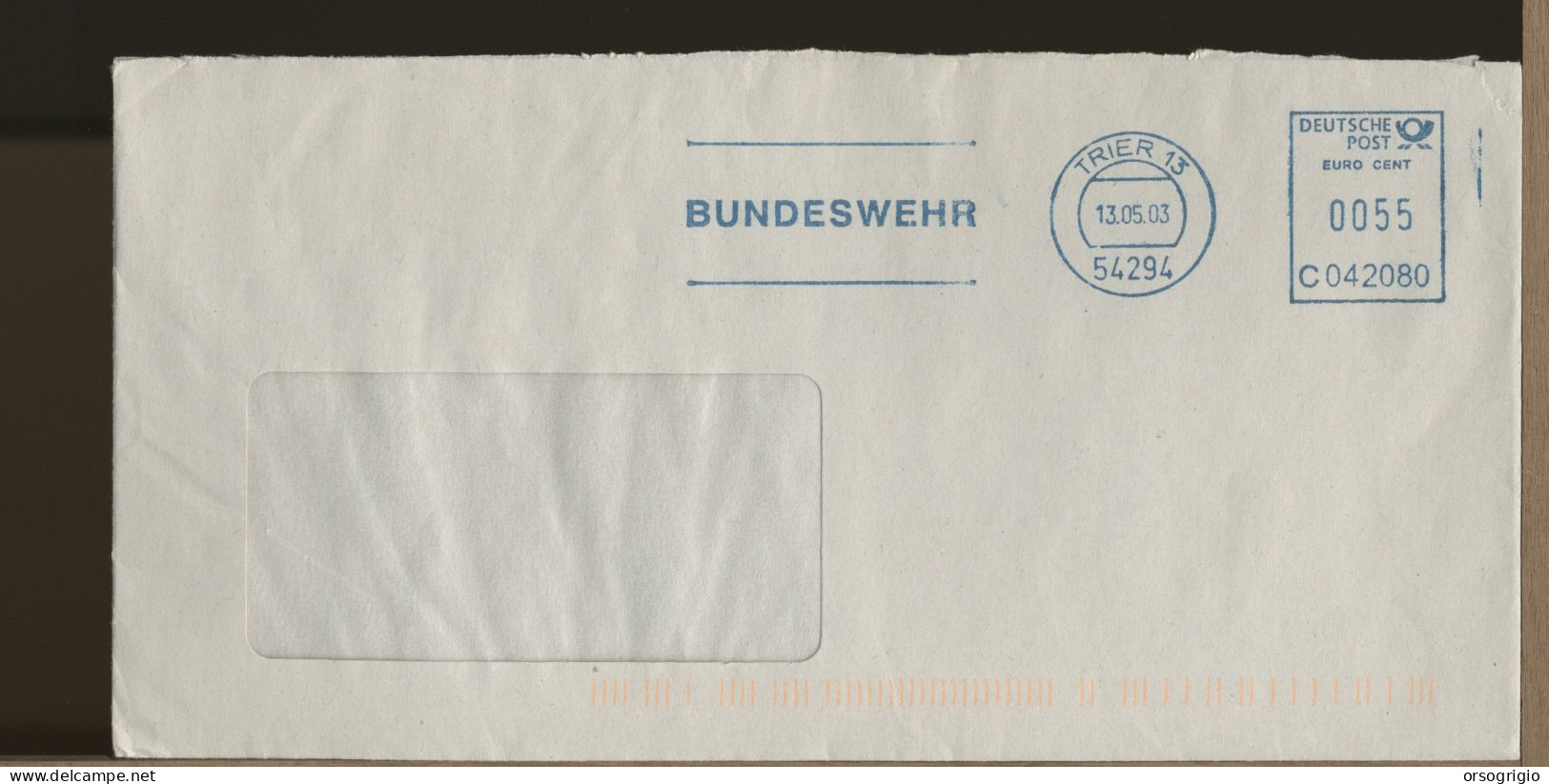 GERMANY - DEUTSCHE -  EMA - TRIER  -  BUNDESWEHR - Franking Machines (EMA)