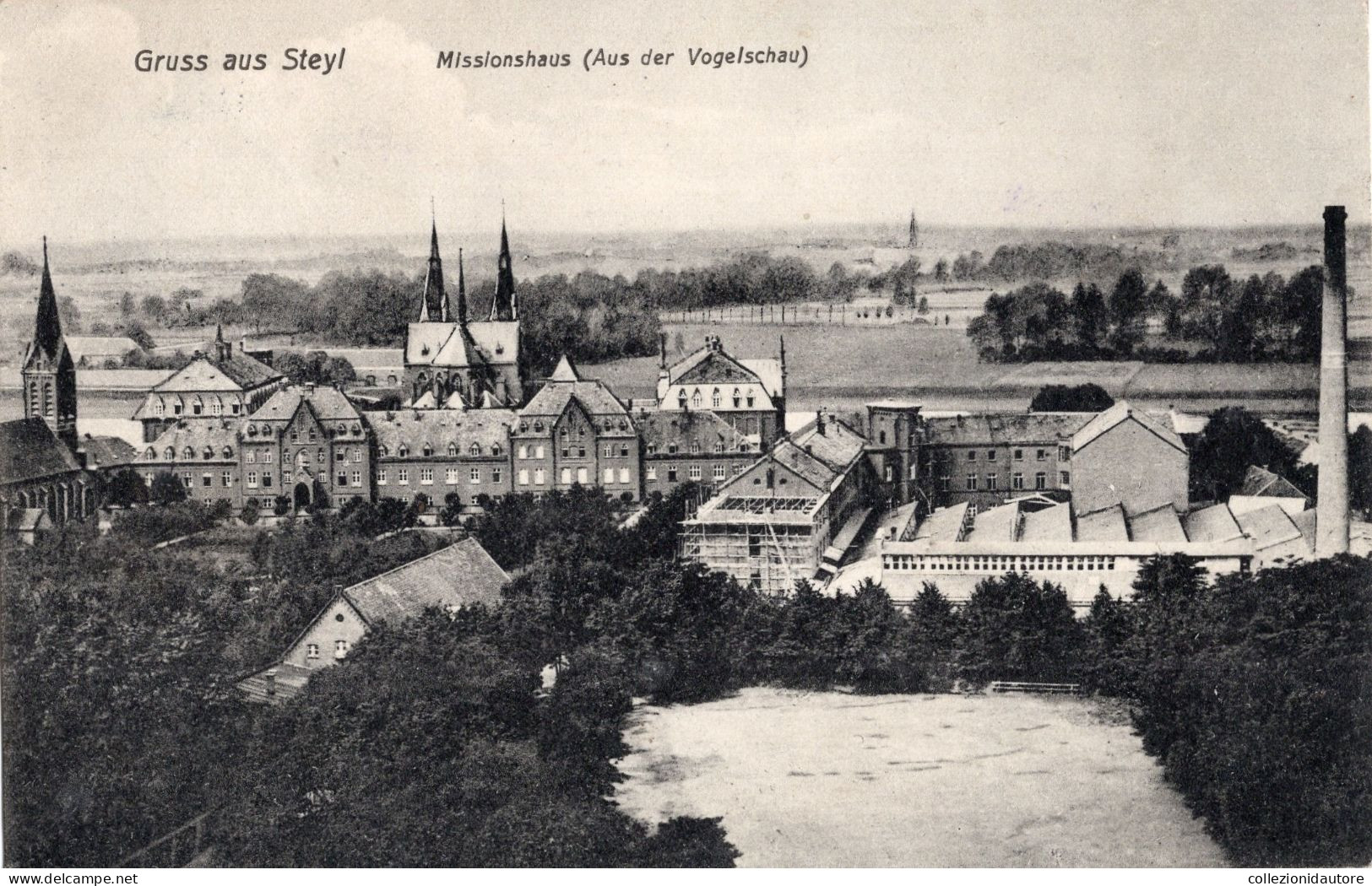 GRUSS AUS STEYL - MISSIONSHAUS - HAUS DER VOGELSCHAU- CARTOLINA FP SPEDITA NEL 1915 - Venlo