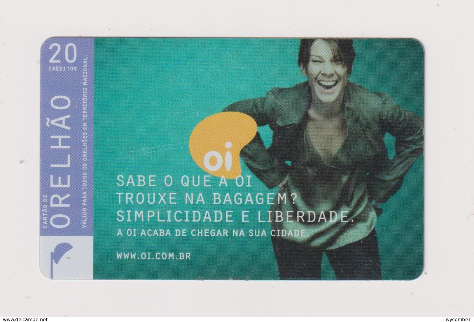 BRASIL - Orelhao Inductive Phonecard - Brasile