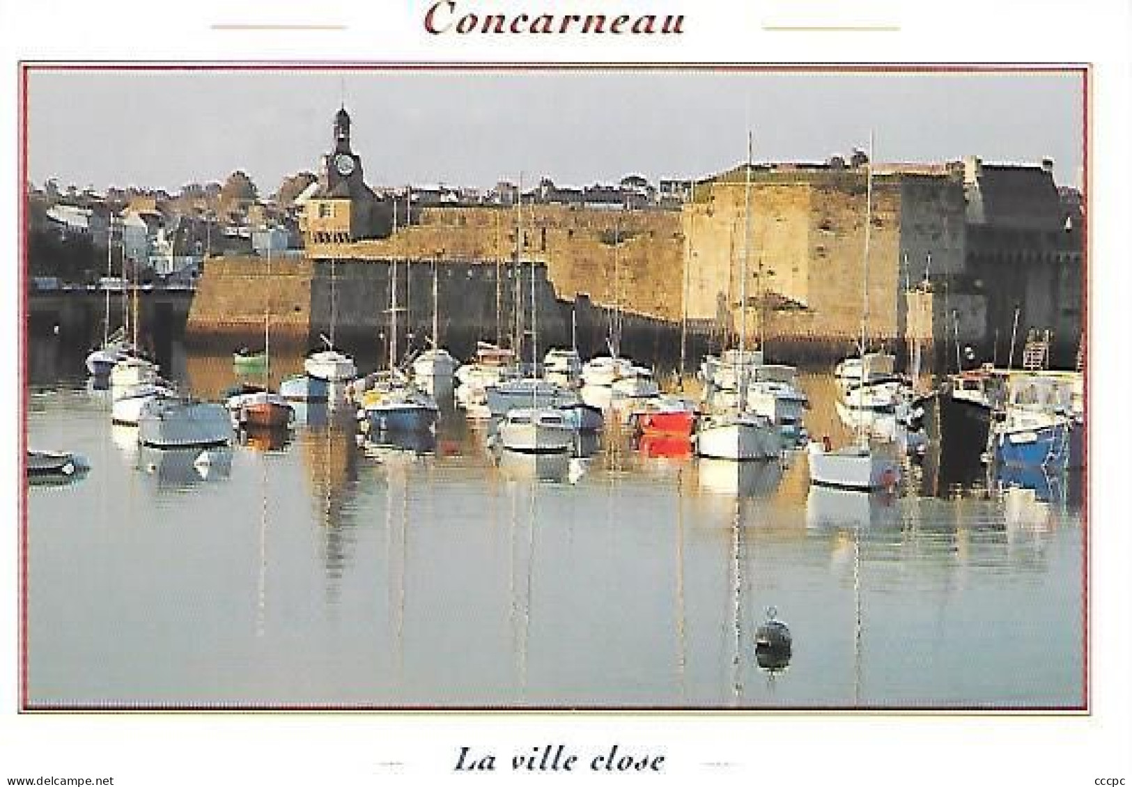 Cachet Marly-le-Roi 78 Sur CPM Concarneau La Ville Close - Gebührenstempel, Impoststempel