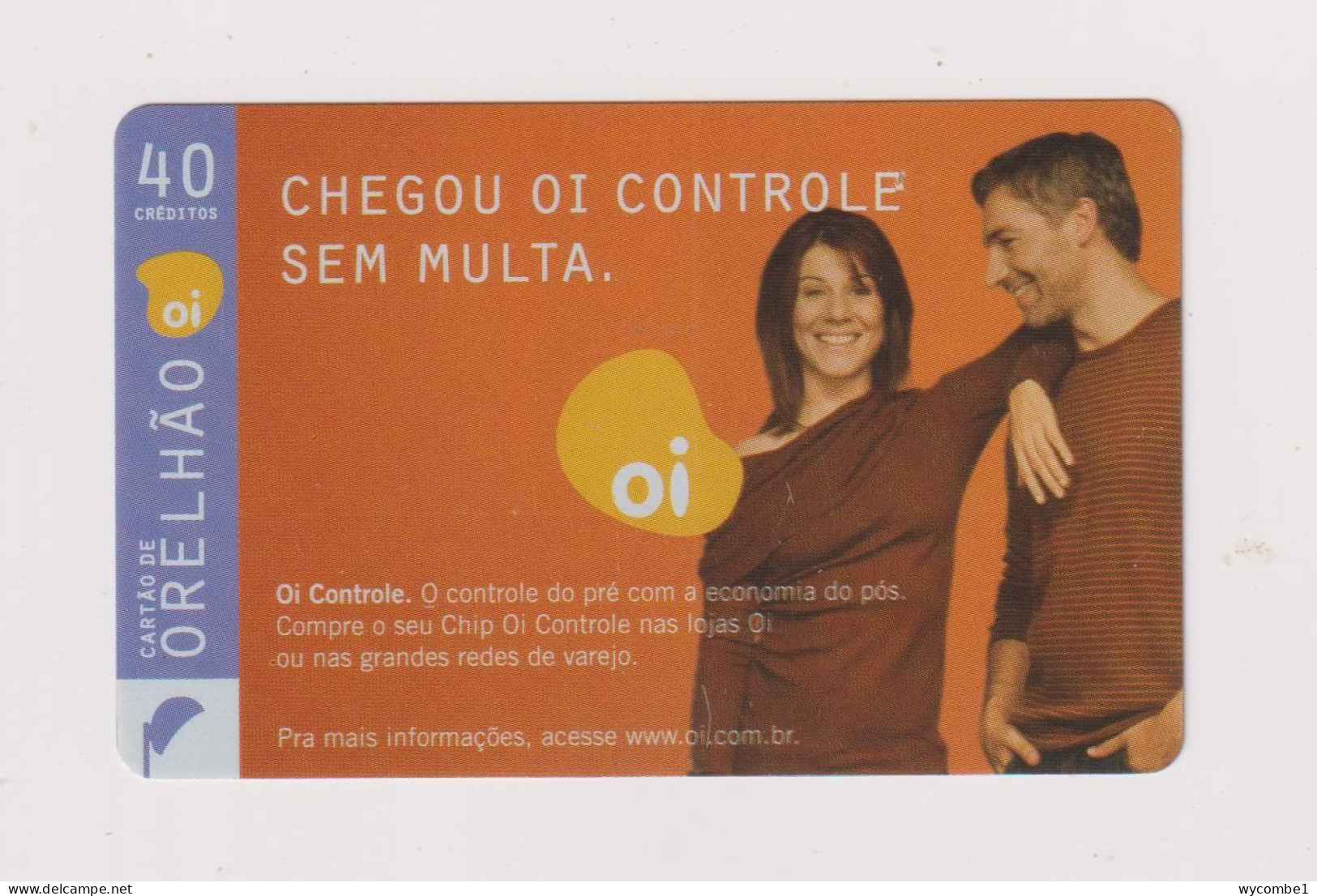 BRASIL - Orelhao Inductive Phonecard - Brasilien