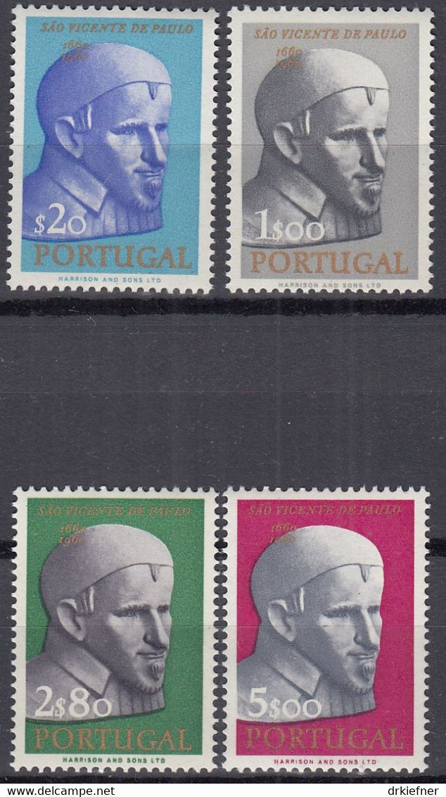 PORTUGAL  941-944, Postfrisch **, Vinzenz Von Paul, 1963 - Neufs