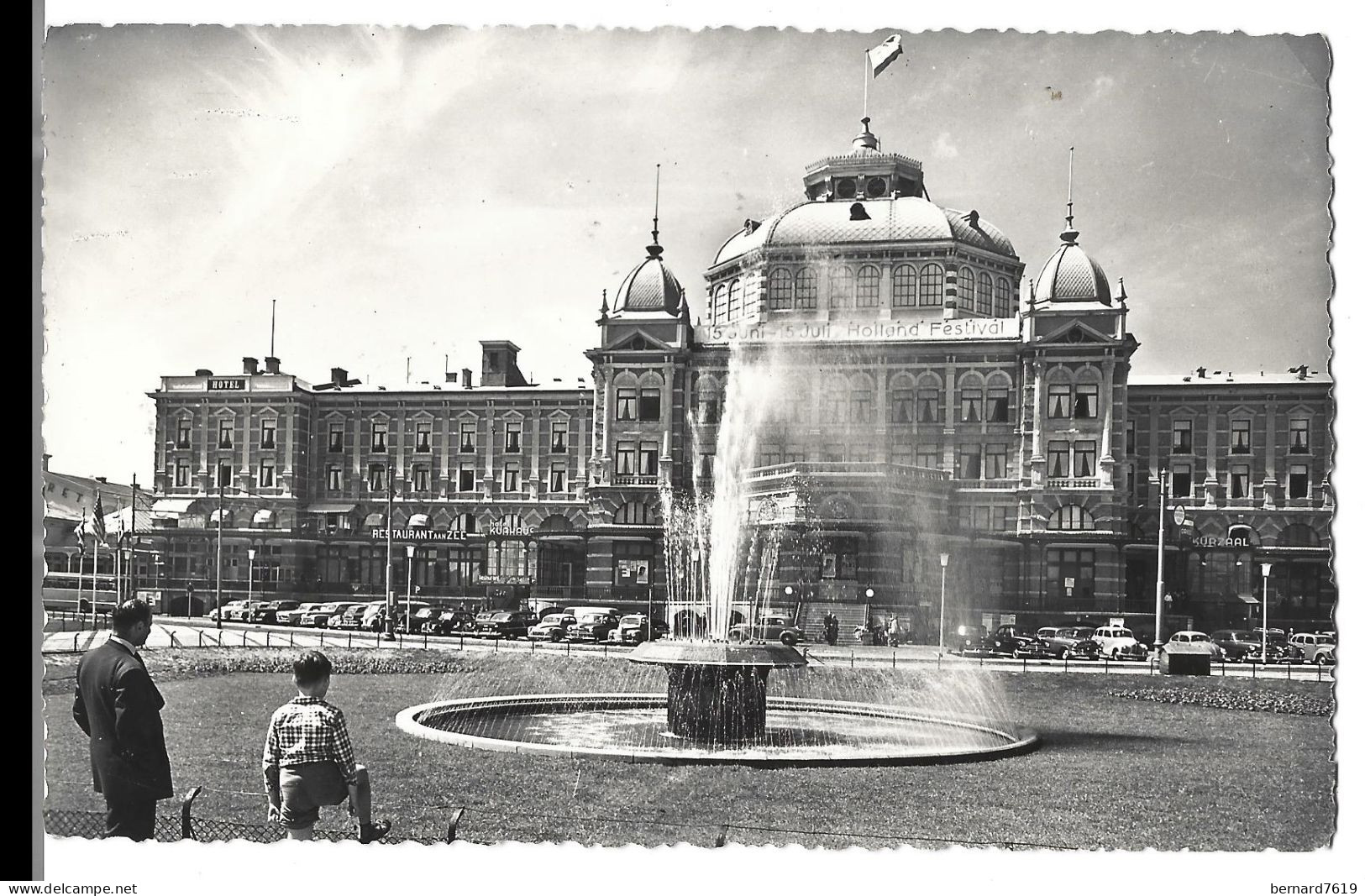 Pays Bas -  Scheveningen -  Fontein Met Kurhaus - Scheveningen