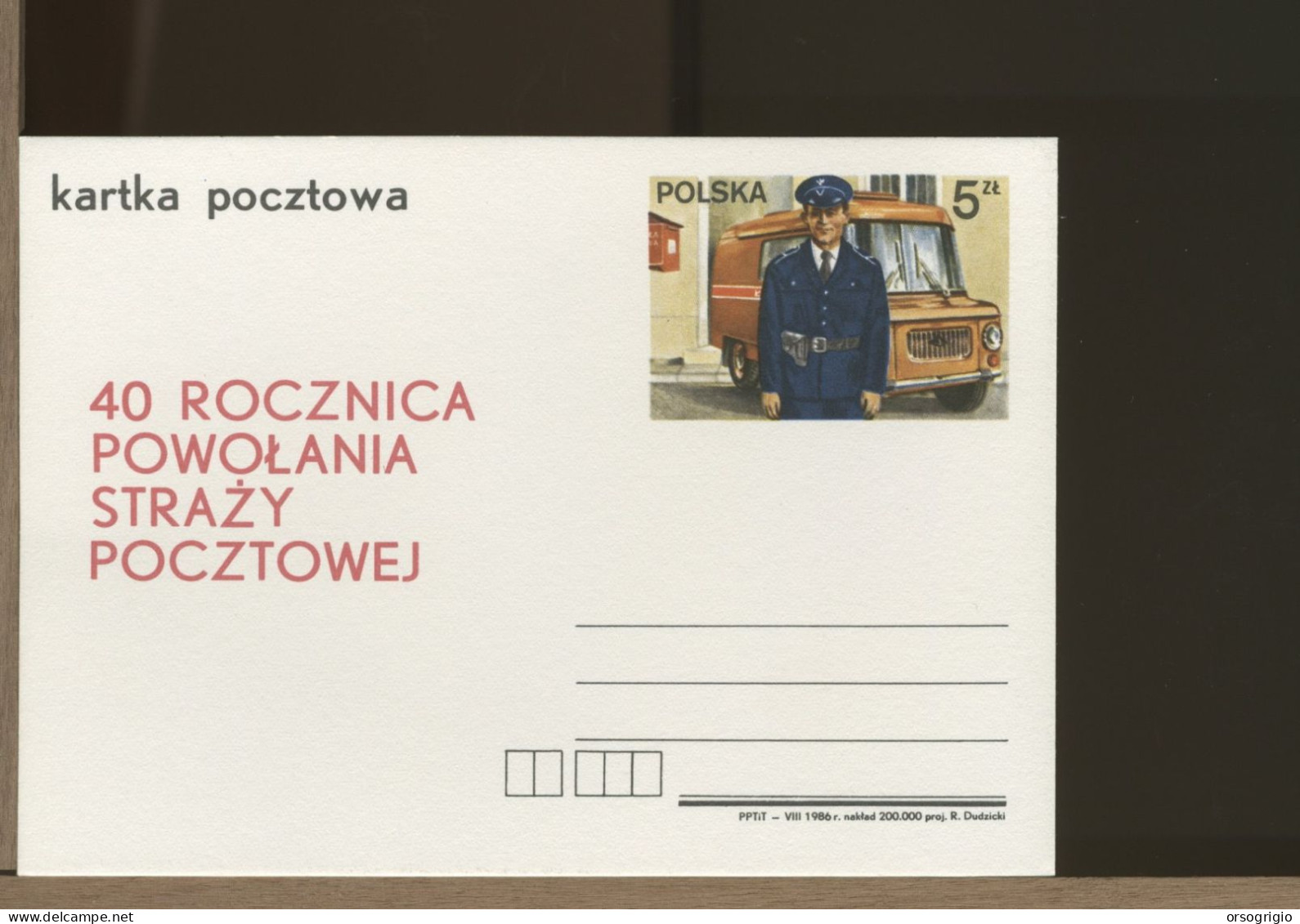 POLONIA  POLSKA  -  POCZTOWEJ - GENDARMERIE  POLIZIA   POLICE   POLIZEI - Politie En Rijkswacht