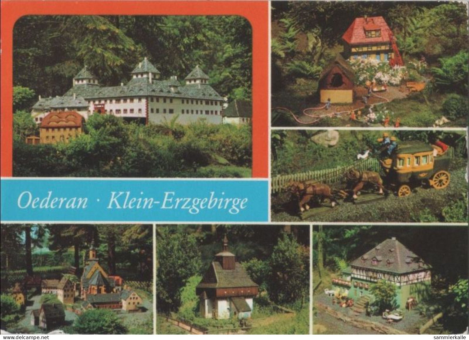 74200 - Oederan - Klein-Erzgebirge, U.a. Alte Postkutsche - Ca. 1985 - Oederan