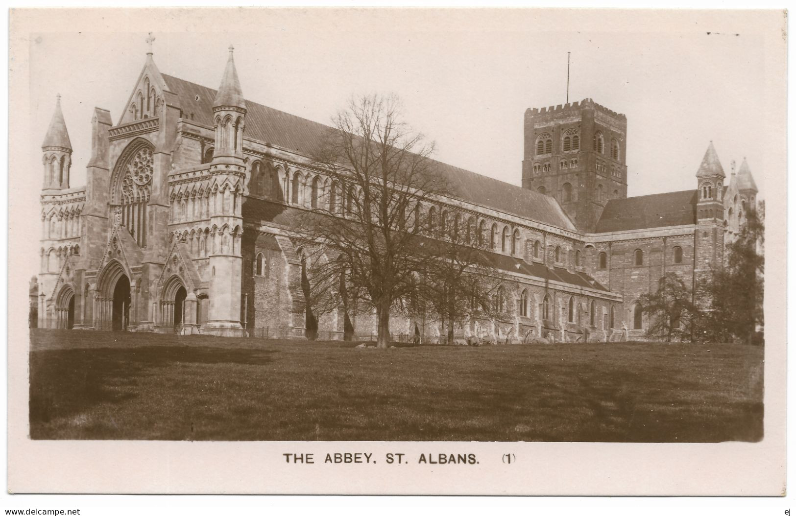 The Abbey St Albans Real Photo Unused 1930's - Kingsbury - Hertfordshire