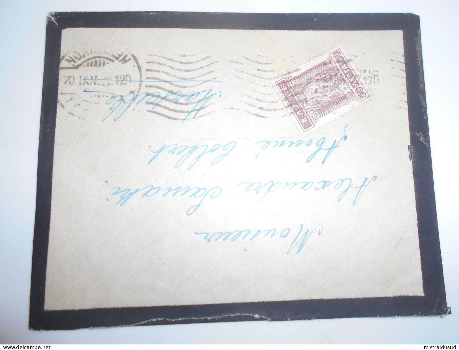 Grece, Lettre D Athenes 1924 Pour Marseille - Briefe U. Dokumente