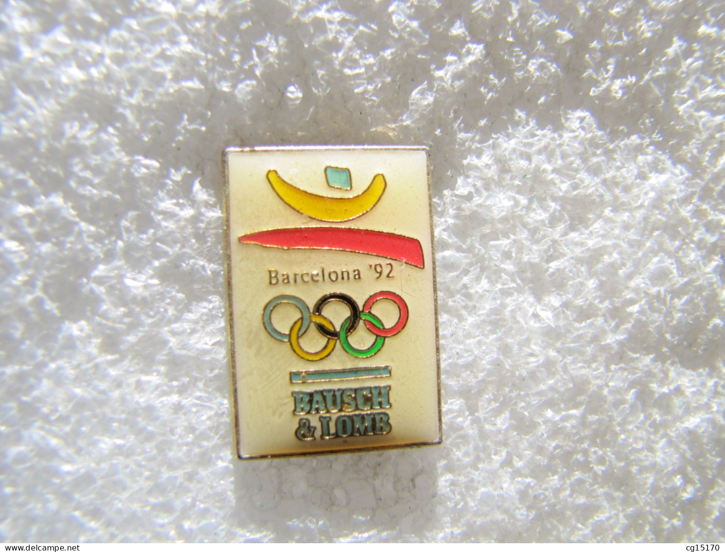 PIN'S   JEUX OLYMPIQUES BARCELONE 92   BAUSCH & LOMB - Jeux Olympiques
