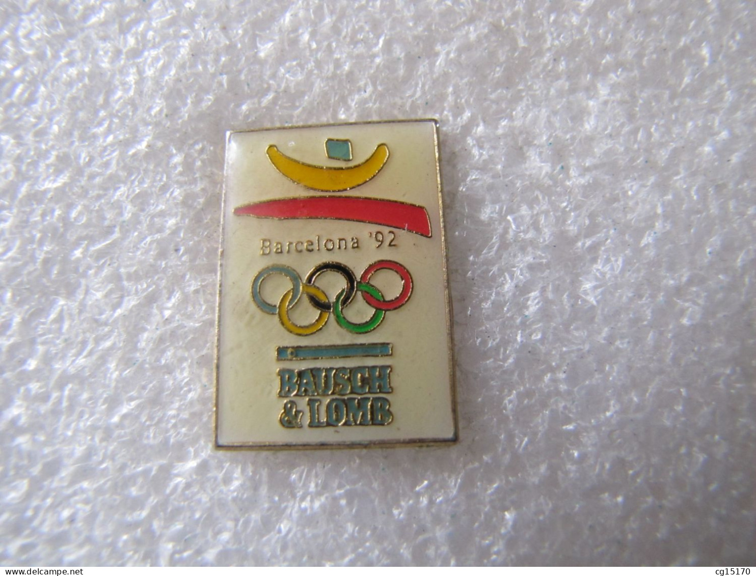 PIN'S   JEUX OLYMPIQUES BARCELONE 92   BAUSCH & LOMB - Olympische Spelen