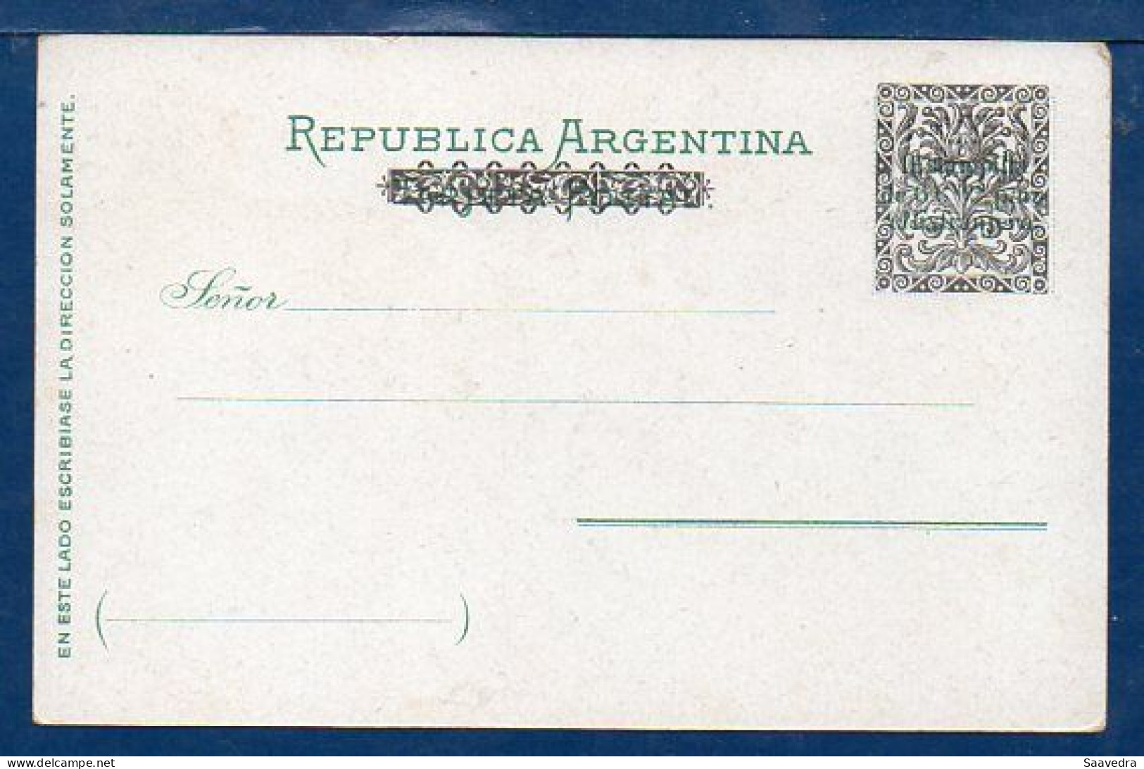 Argentina, "Gruss From Buenos Aires", 1898, Unused Litho Postcard, Rare In This Condition  (205) - Argentine