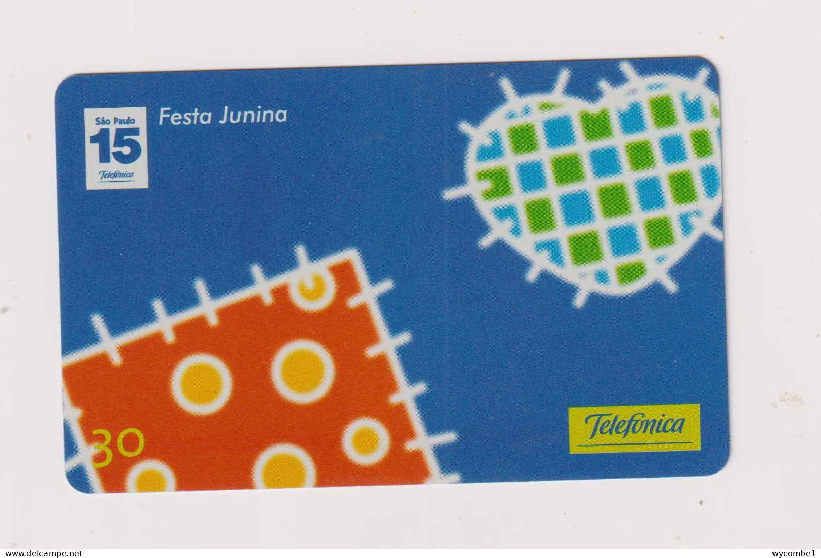 BRASIL - June Festival Inductive Phonecard - Brasile