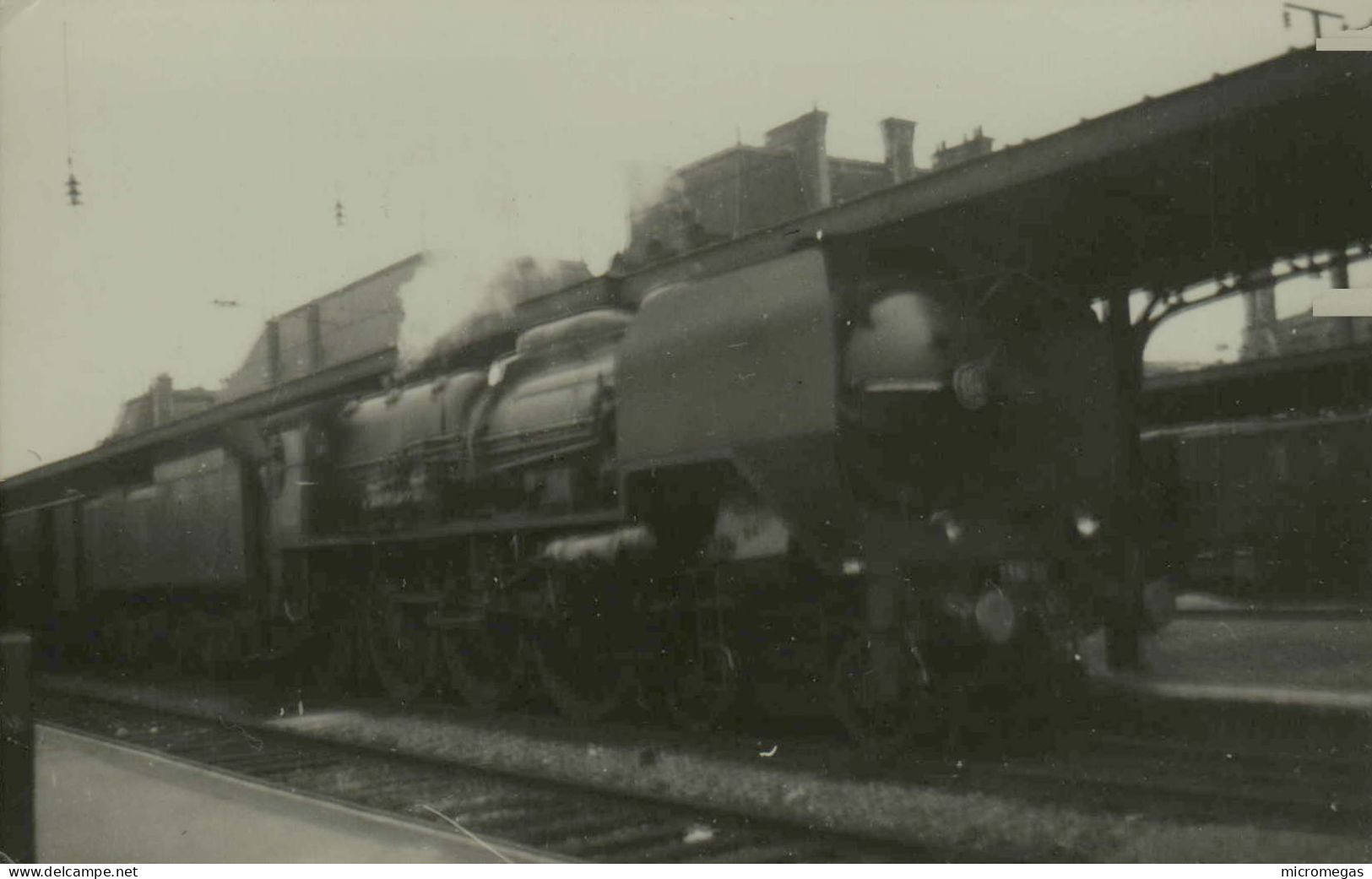 Reproduction - La 231-C-51 Lille-Aulnoye 19h11 - Valenciennes, 20 Juillet 1956 - Treni