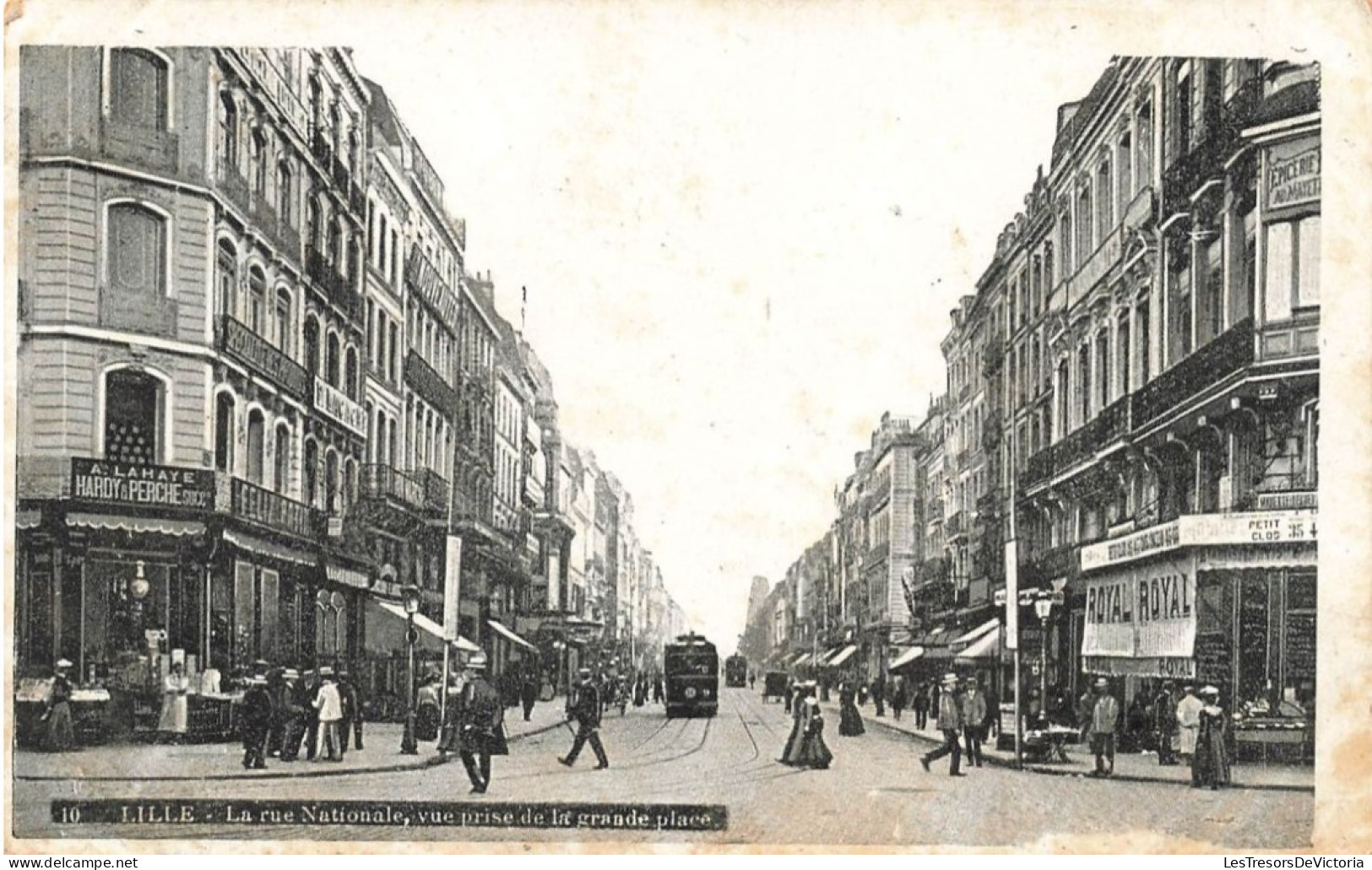 FRANCE - Lille - La Rue Nationale - Vue Prise De La Grande Place - Carte Postale Ancienne - Lille