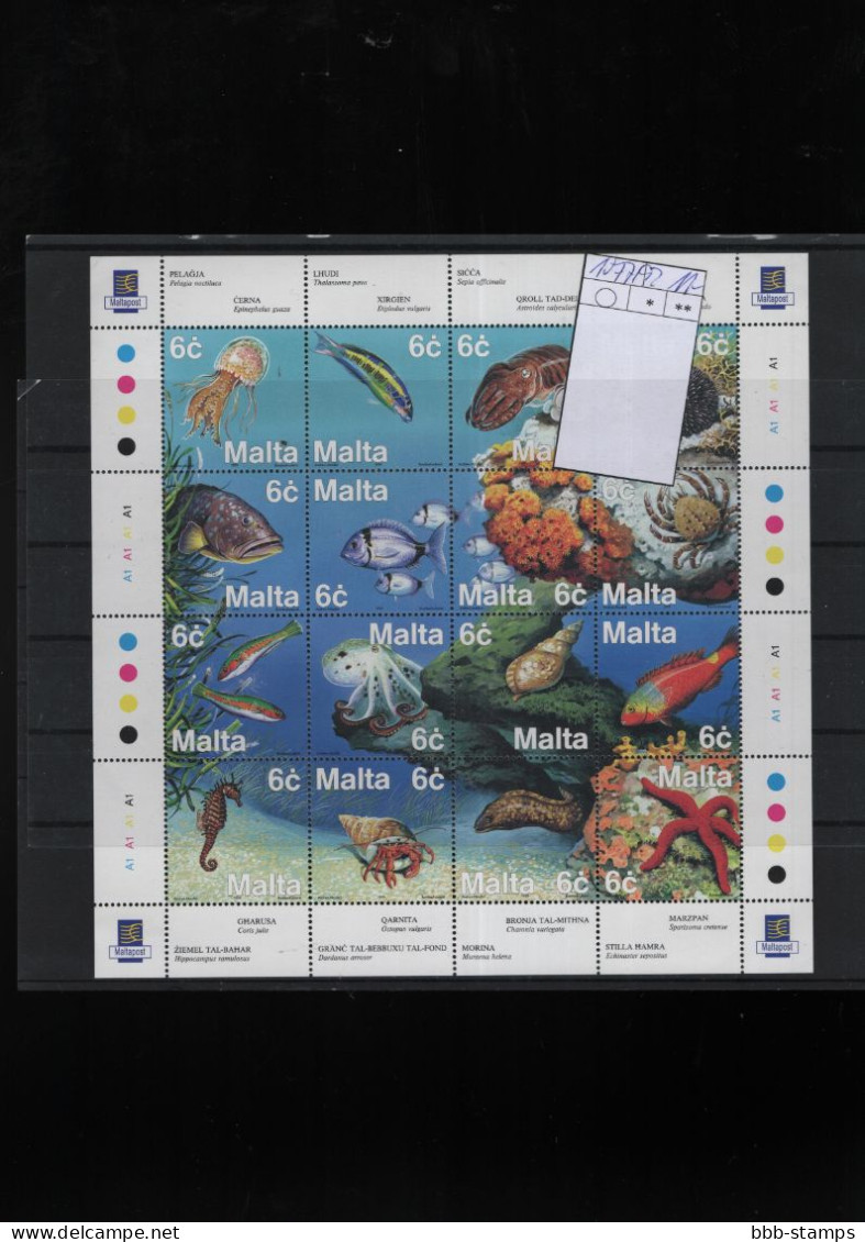 Malta Michel Cat.No. Sheet Mnh/** 1077/1092 - Malte