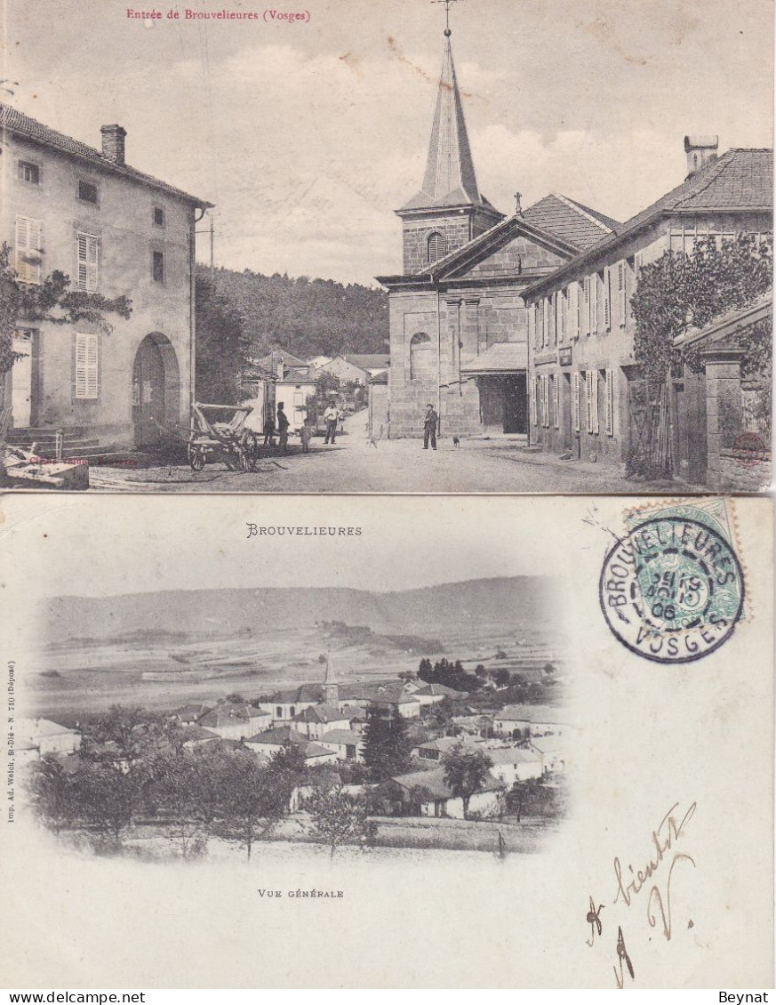 88 BROUVELIEURES 2 CARTES - Brouvelieures