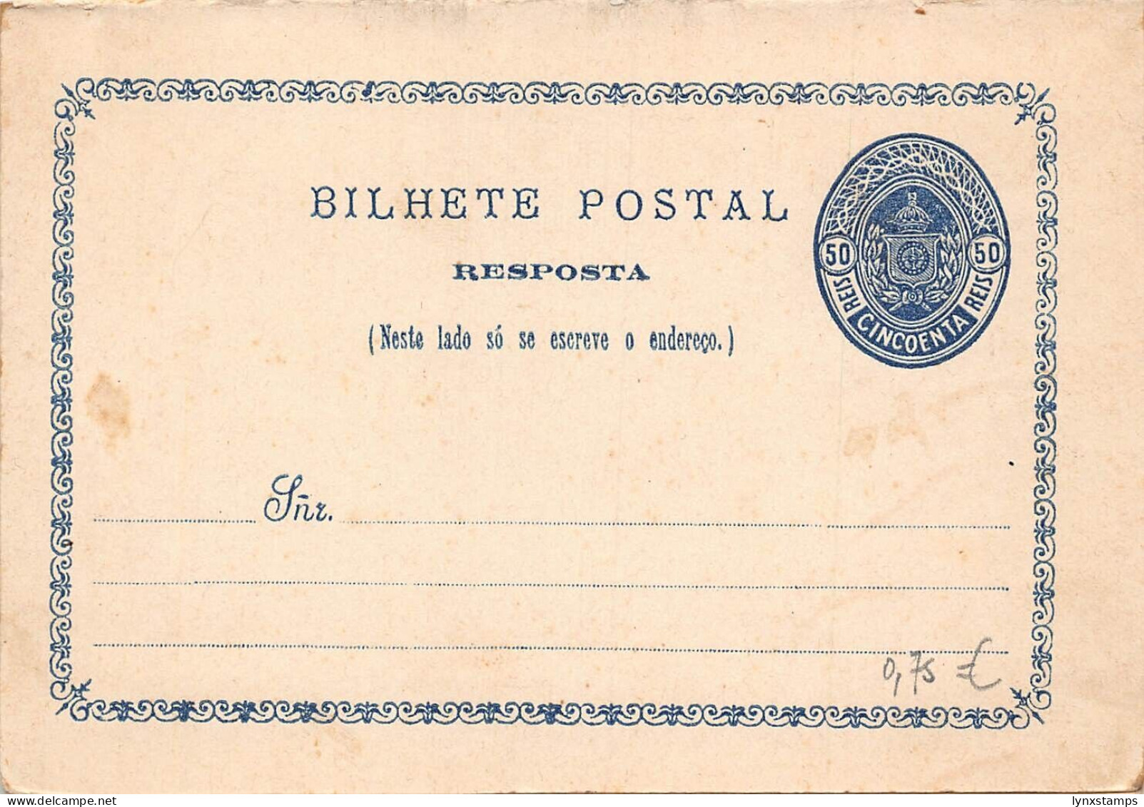 G021 Brazil Unused Postal Stationery - Entiers Postaux