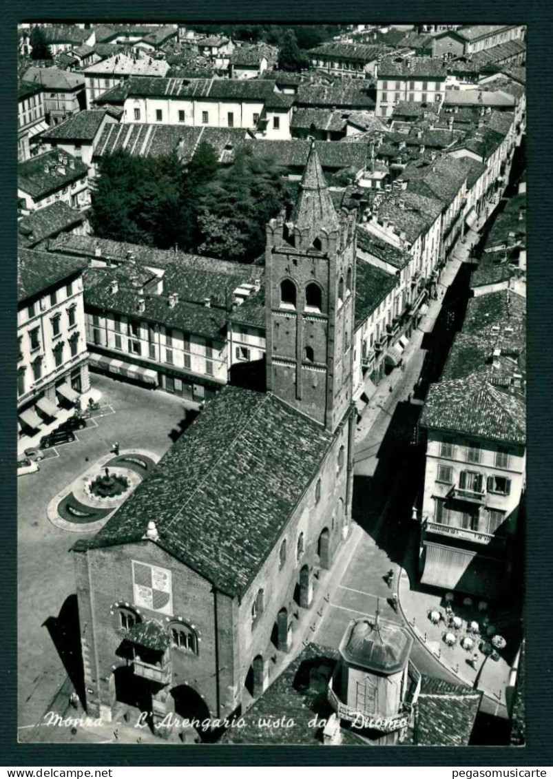 BD085 - MONZA L'ARENGARIO VISTO DAL DUOMO - ANIMATA AUTO CAR 1955 - Monza