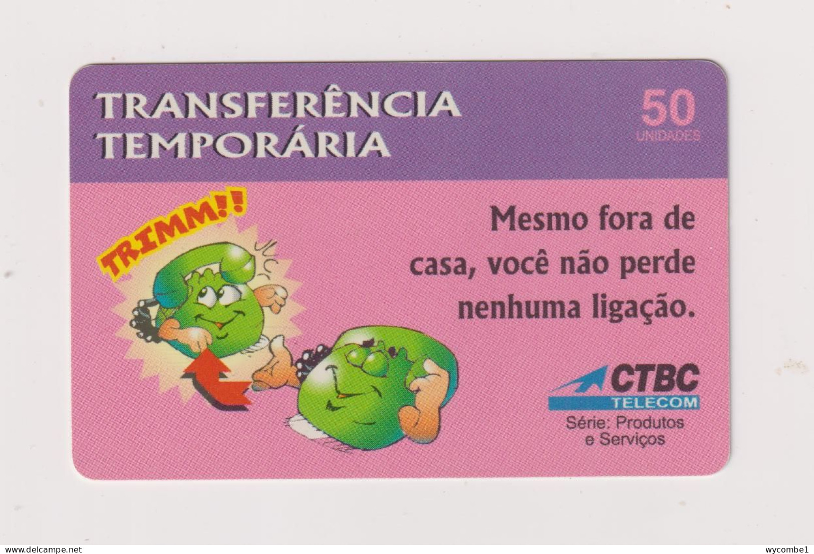 BRASIL - Call Transfer Inductive Phonecard - Brésil