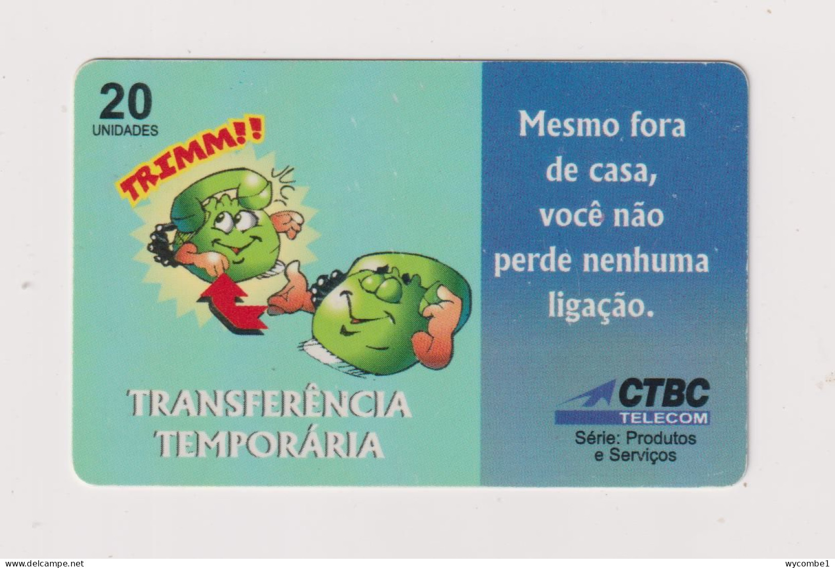 BRASIL - Call Transfer Inductive Phonecard - Brazilië