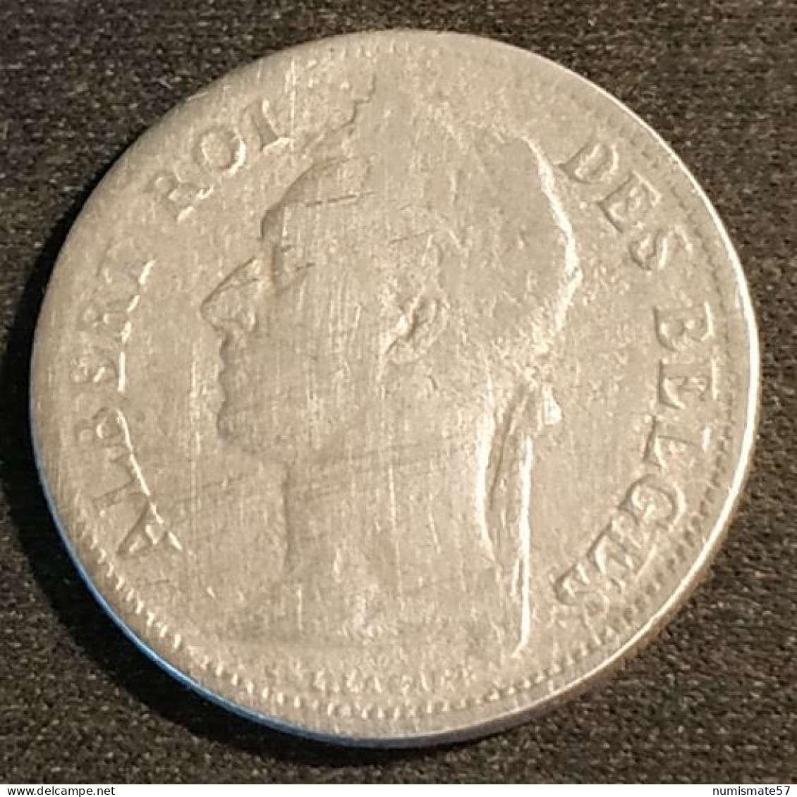 CONGO BELGE - 50 CENTIMES 1925 ( Légende FR ) - KM 22 - 1910-1934: Albert I